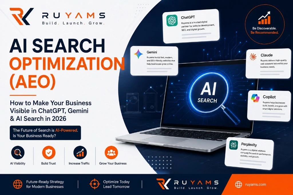 AI Search Optimization (AEO): How to Make Your Business Visible in ChatGPT, Gemini & AI Search (2026 Guide)