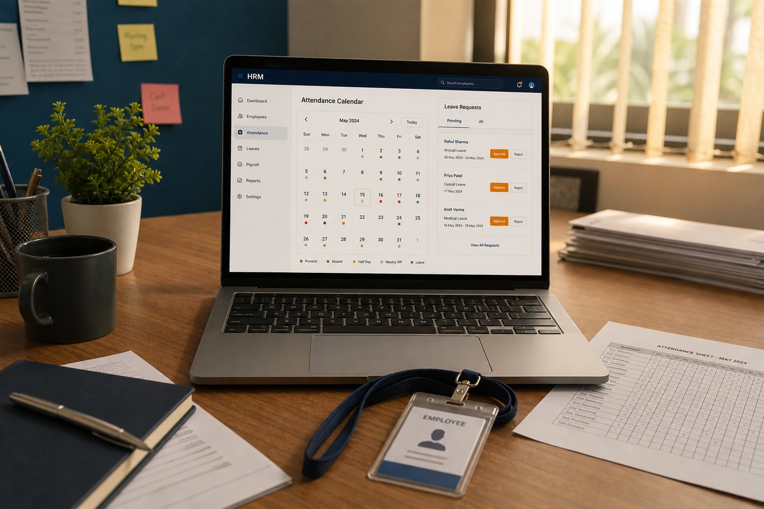 HRM Attendance & Leave System for an SMB
